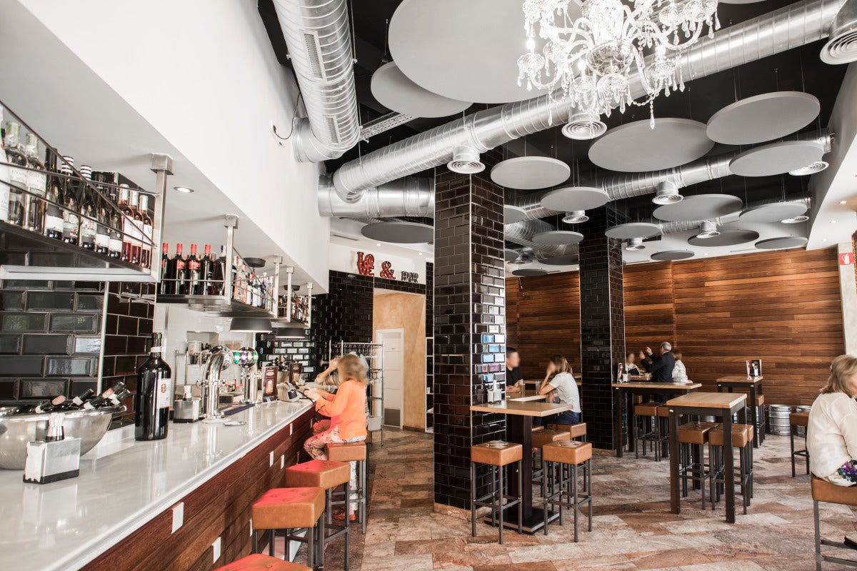 Improve acoustics in your restaurant with acoustic panels