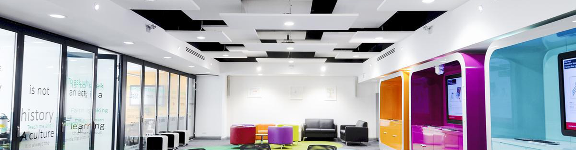 Suspended Acoustic Ceiling Panels | Acoustic rafts | Solo™ - That ...