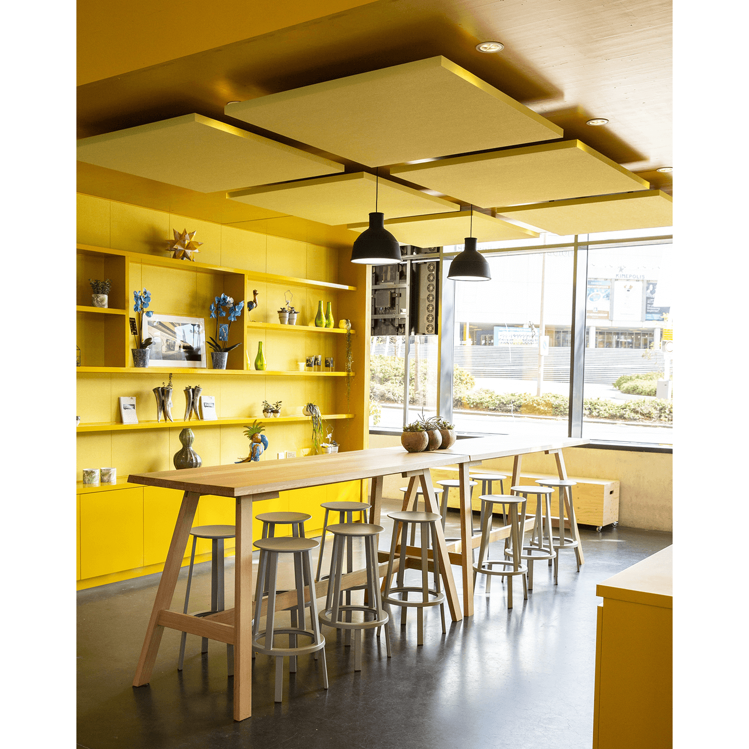 Ceiling Raft Colours Ecophon Solo Square Special Colours 1200mm | Suspended Ceiling Raft ...